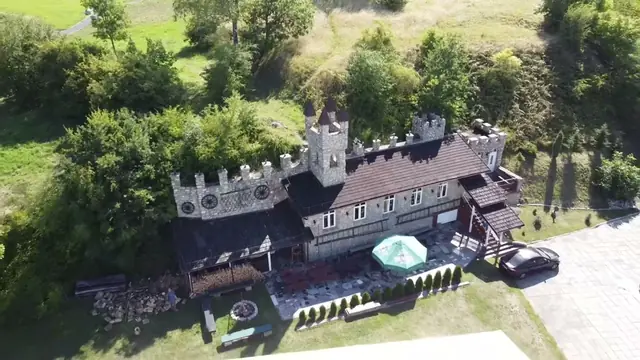 Wesele na Górze Świętej Anny – widok z drona